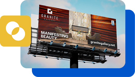 Co-branded billboard for a BBB Accredited Business
